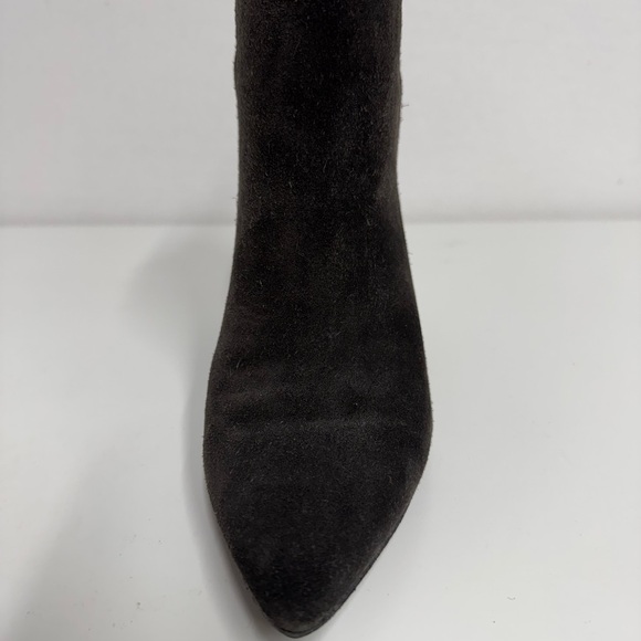 Sigerson Morrison Pointed Toe Brown Suede Boots Size 6.5 - Picture 4 of 13